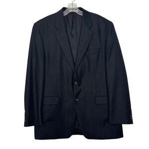 90s Lauren Ralph Lauren Wool Cashmere Blazer charcoal Grey (near black) 44 Long